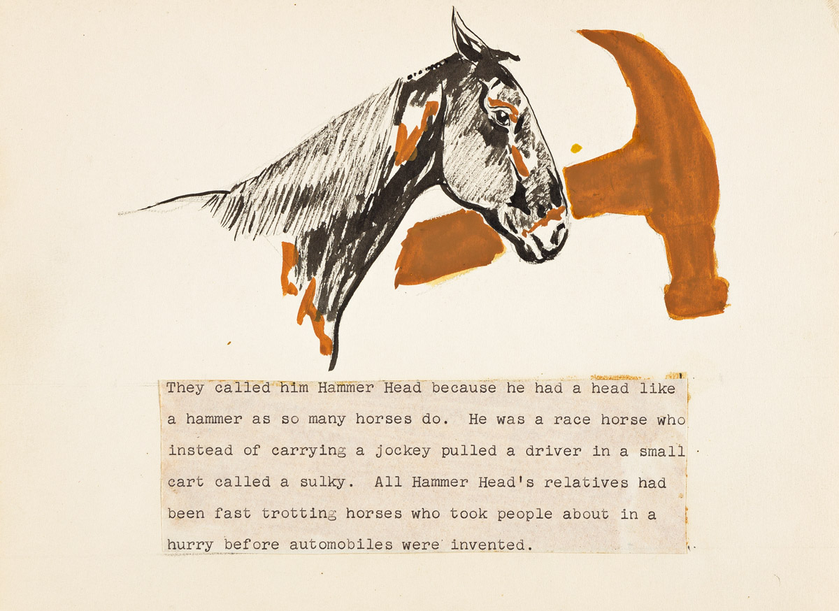 BERNARD GARBUTT (1900-1975) Hammer Head. [CHILDRENS / HORSES / DISNEY ANIMATOR]